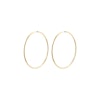 April Recycled Large Hoop Earrings Gold Pilgrim