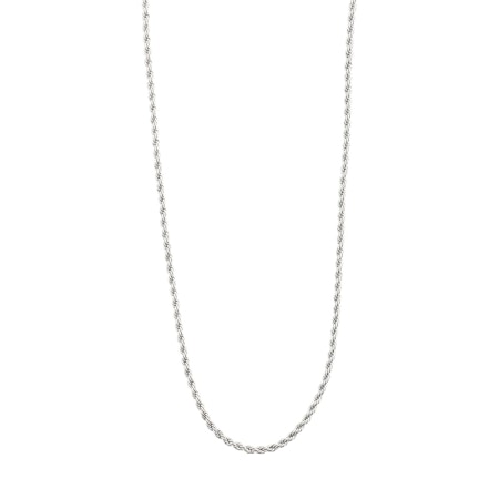 Pam Recycled Robe Chain Necklace Silver Pilgrim