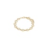 Rogue Recycled Crystal Halo Bracelet Gold Pilgrim