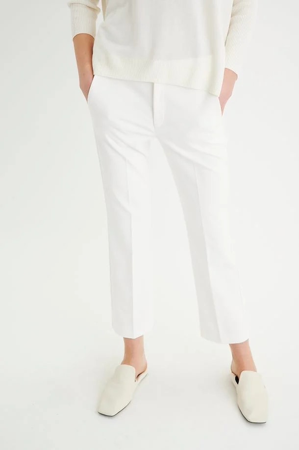 ZellaIW Kickflare Pant Whisper White InWear