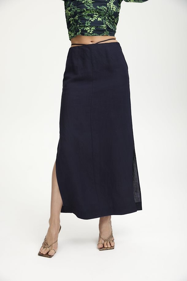 MalouGZ Linen MW Skirt Gestuz