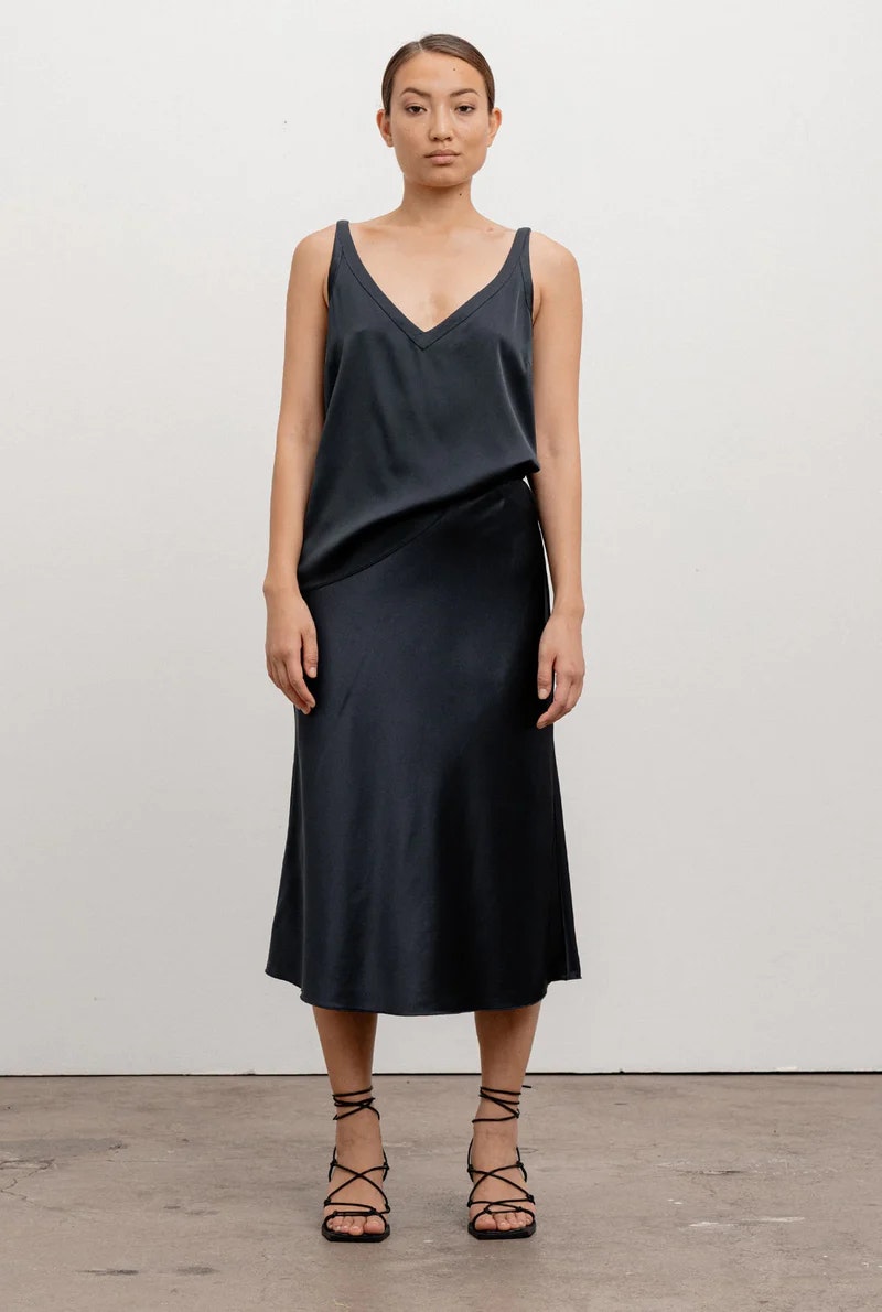 Hana Skirt Blue Grey Ahlvar Gallery