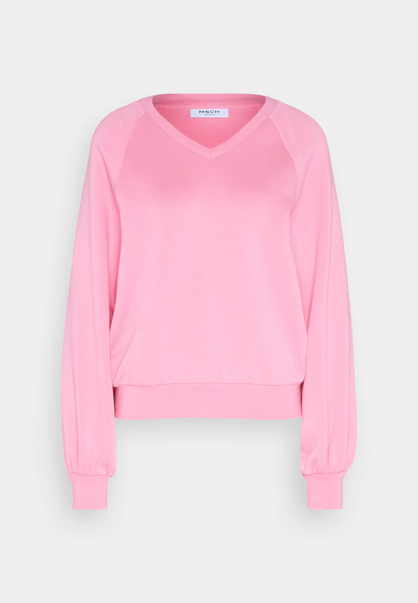 Nelina Ima Q Raglan V-Neck Sweatshirt Aurora Pink MSCH