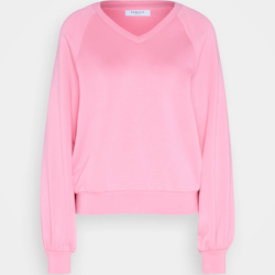Nelina Ima Q Raglan V-Neck Sweatshirt Aurora Pink MSCH