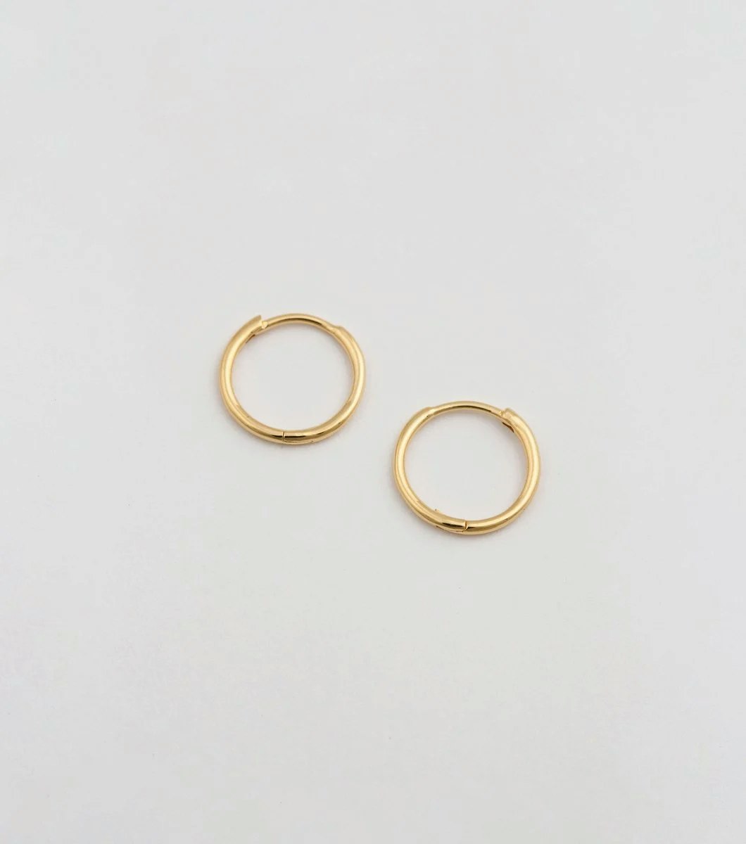 Beloved Small Hoops Gold Syster P