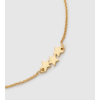 Snap Bracelet Triple Star Plain Gold Syster P