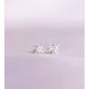 North Star Stud Earrings Silver Syster P