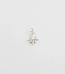 Beloved Pendant Silver Compass Star Syster P