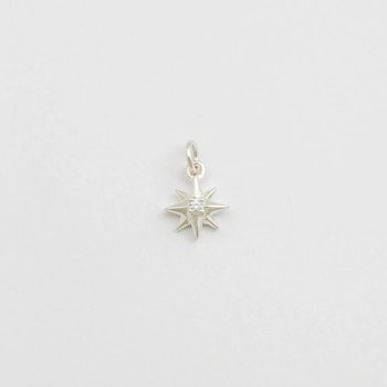 Beloved Pendant Silver Compass Star Syster P