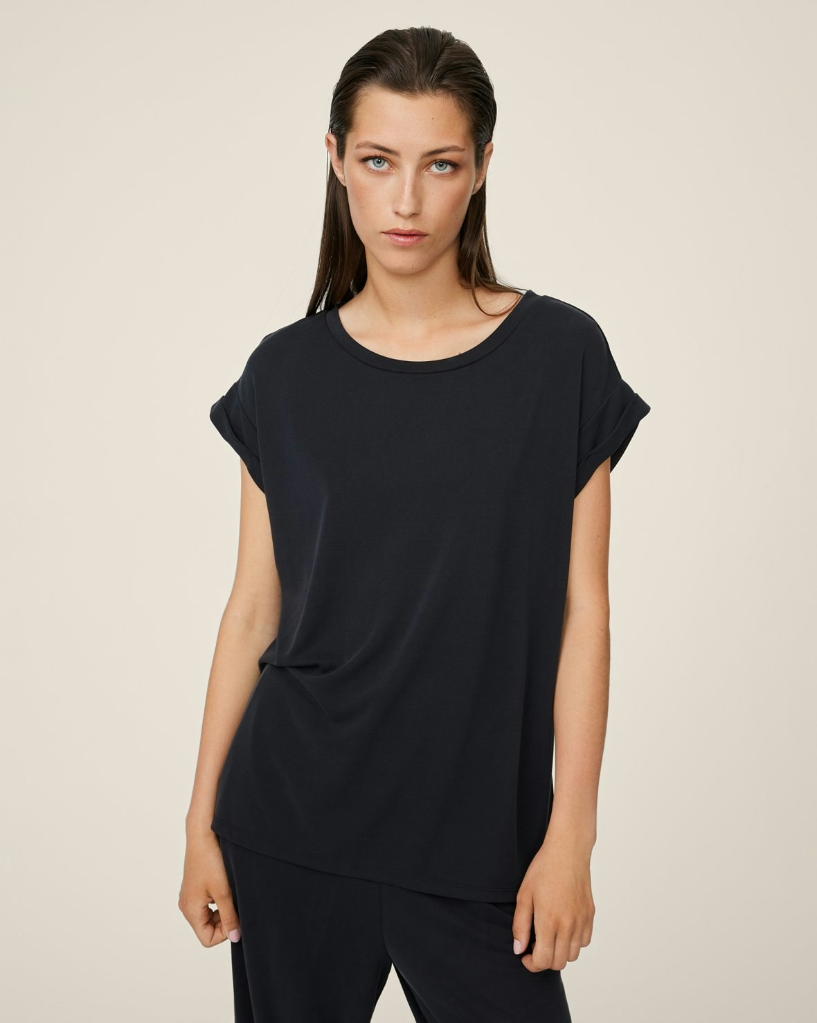 Birdia Lynette Tee Black MSCH