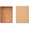 Viviane Recycled Giftset Necklace & Earstuds Gold Pilgrim