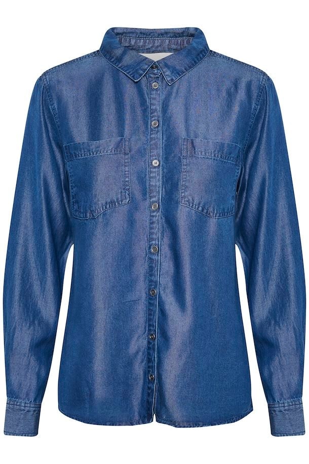 The Denim Shirt Medium Blue My Essential Wardrobe