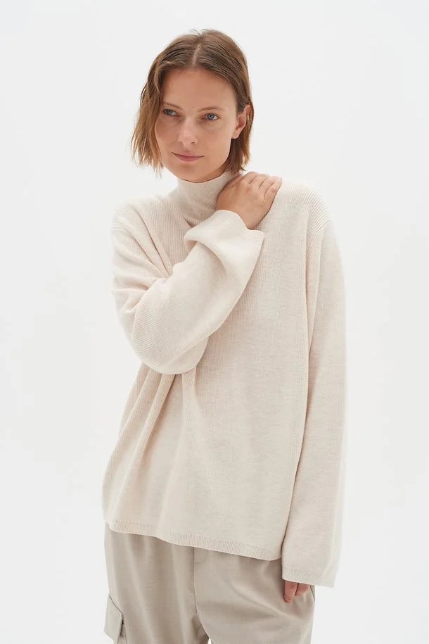 RudiIW Open Back Pullover French Oak Mel InWear