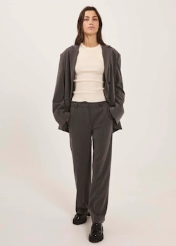 Neo Wide Pants Dark Grey Norr