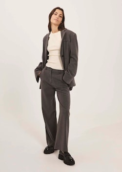 Neo Wide Pants Dark Grey Norr