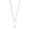Lucia Recycled 2-in-1 Crystal Necklace Gold Pilgrim