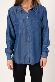 The Denim Shirt Medium Blue My Essential Wardrobe