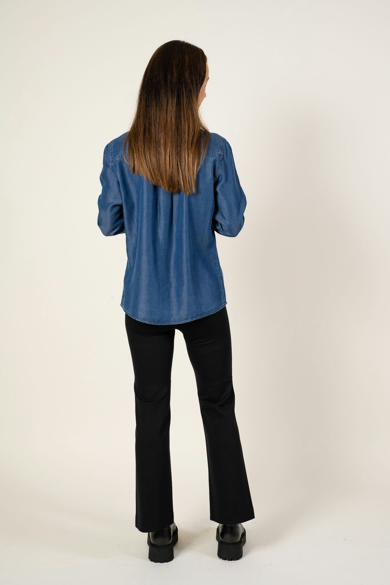 The Denim Shirt Medium Blue My Essential Wardrobe