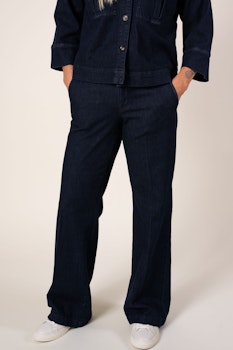 Lara Casual Pants Dark Blue My Essential Wardrobe