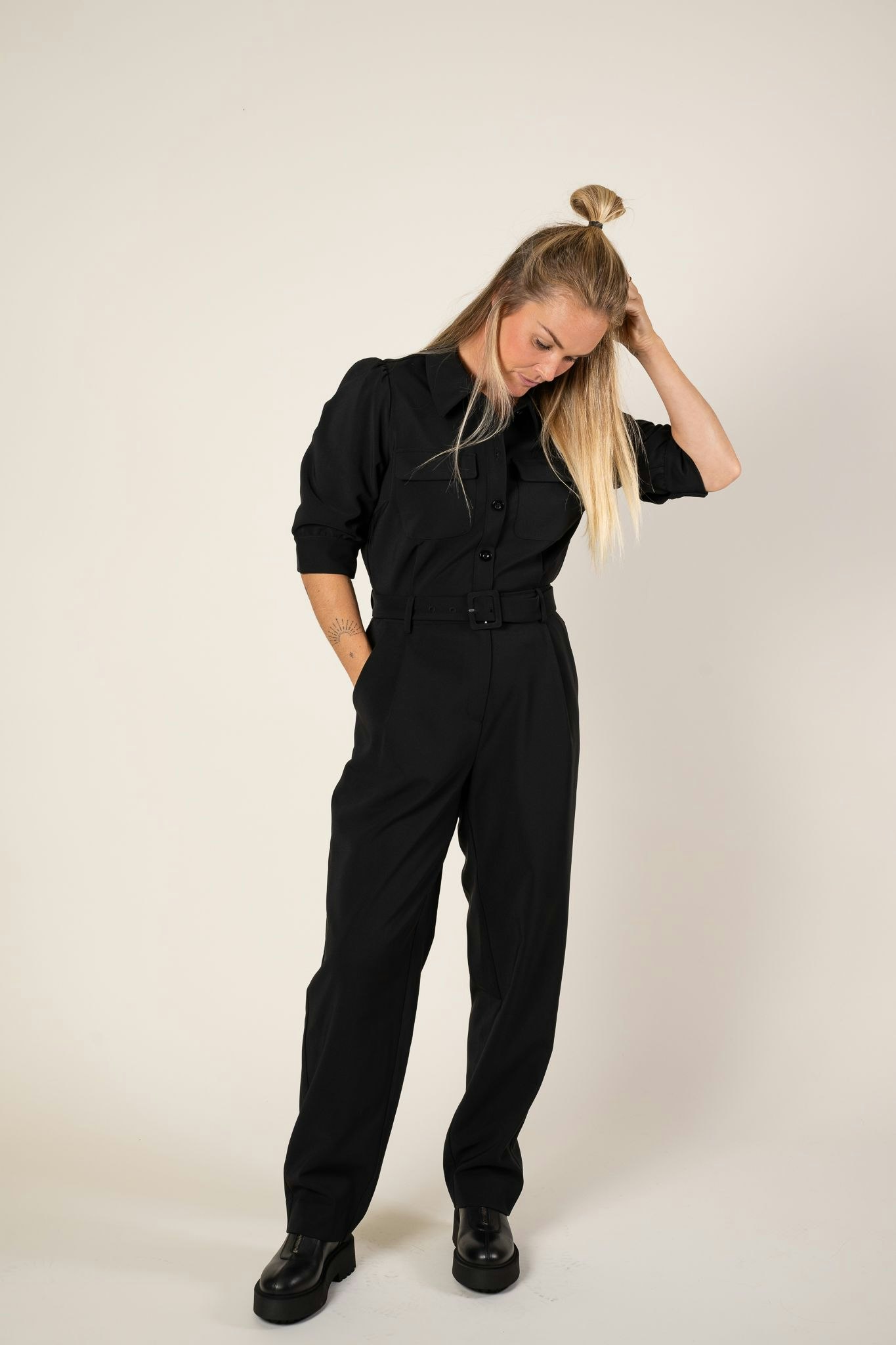 JoelleGZ Jumpsuit Black Gestuz