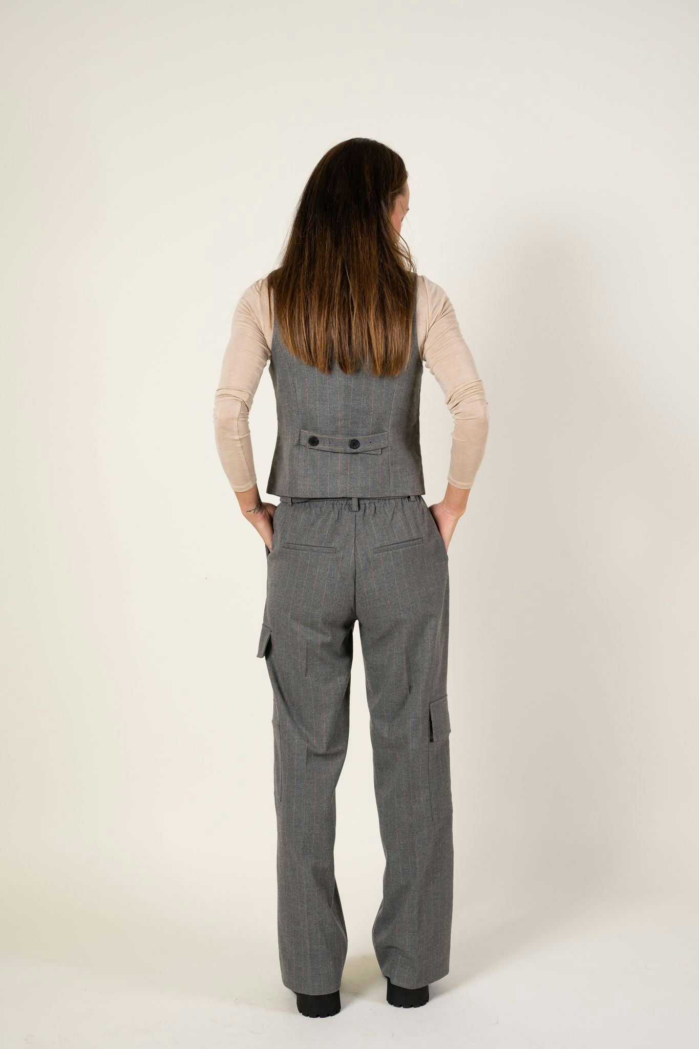 Holsye Waistcoat Grey Melange Second Female