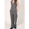 Holsye Cargo Trousers Grey Melange Second Female