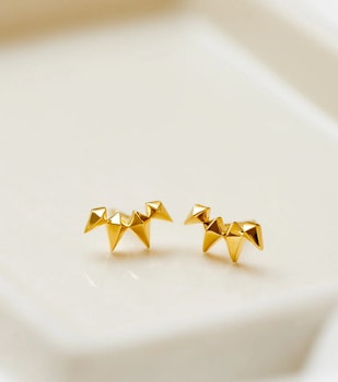 Uma Climber Earrings Gold Syster P