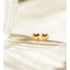 True Love Spike Heart Stud Earrings Gold Syster P