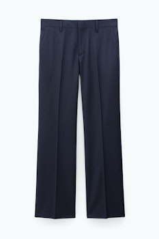 Bootcut Wool Trousers Dark Navy Filippa K