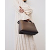 Hedda Mini Handbag Leather Chocolate Flattered