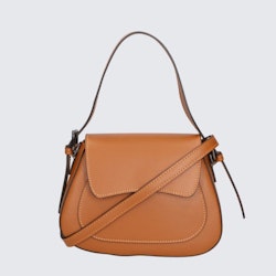 Milan Leather Bag Brun Latalia