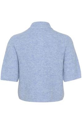 Alpha SS Cardigan Illution Blue Melange Gestuz