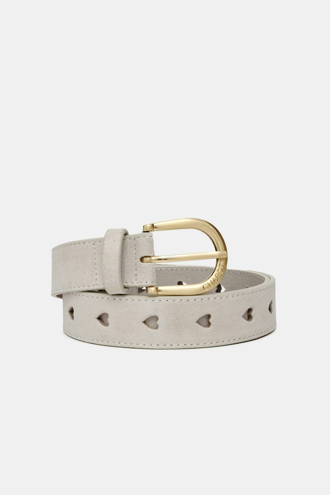 Cut It Out Heart Belt Warm White Fabienne Chapot