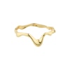 Moon Recycled Bangle Gold Pilgrim