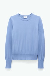 Merino R-Neck Sweater Sky Blue Filippa K