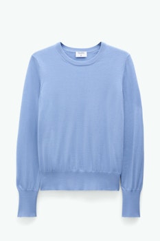 Merino R-Neck Sweater Sky Blue Filippa K