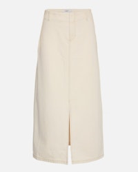 Phelina Ida HW Denim Skirt Oatmeal MSCH