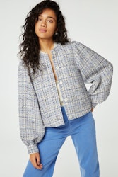 Carice Jacket Cornflower Blue Fabienne Chapot