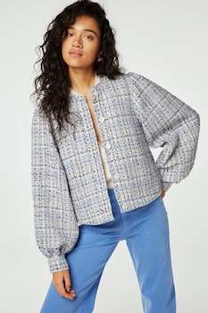 Carice Jacket Cornflower Blue Fabienne Chapot