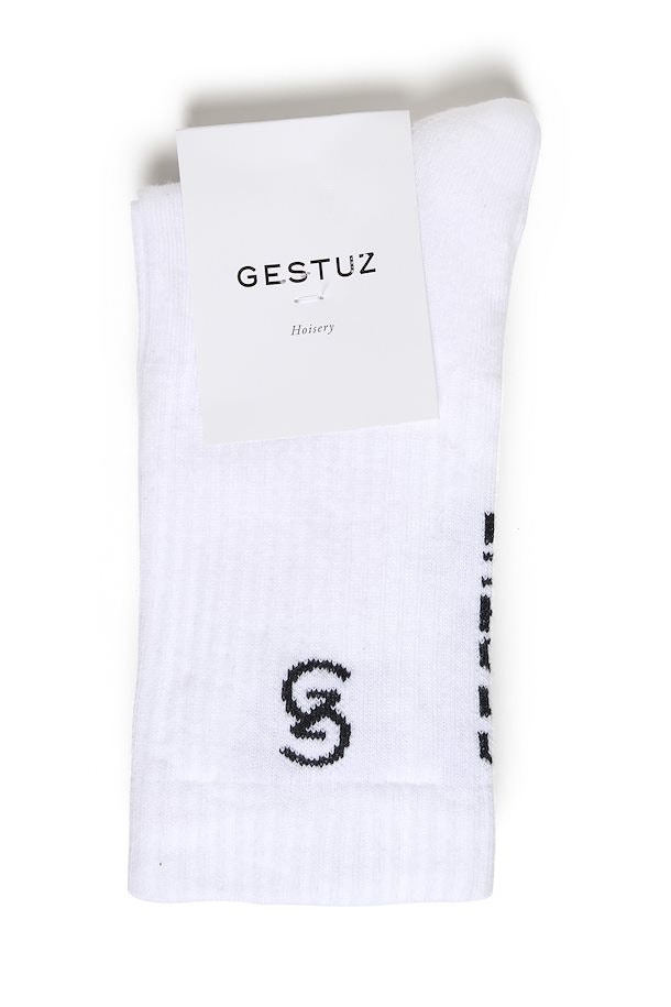 GestuzGZ New Logo Socks Bright White Gestuz