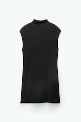 Cap Sleeve Dress Black Filippa K