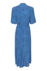 EishaGZ Wrap Dress Blue Dot Gestuz