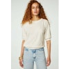 Milly SS Pullover Cream White Fabienne Chapot