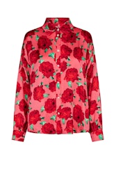 Gina Shirt Coral Roses Cras
