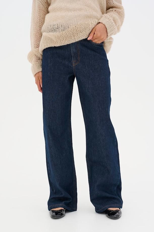 The Louis 139 High Wide Dark Blue 30 Length My Essential Wardrobe