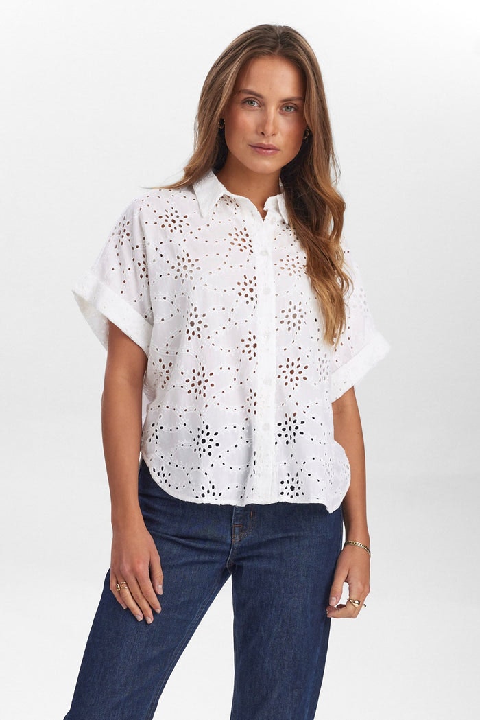 Karissa Shirt Bright White Nümph