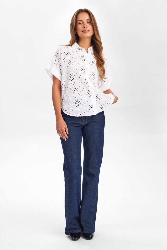 Karissa Shirt Bright White Nümph