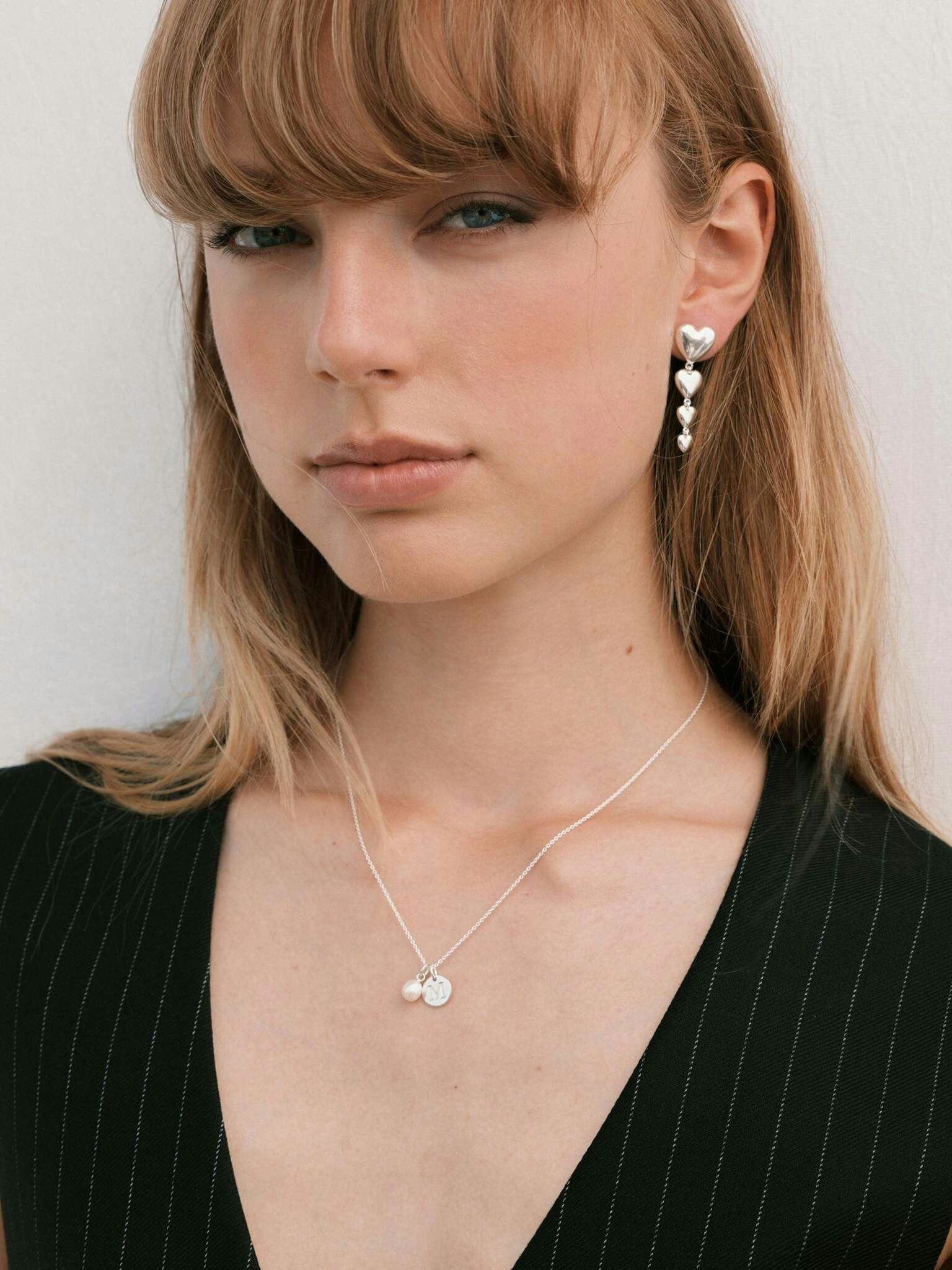 Beloved Pearl Pendant Silver Syster P