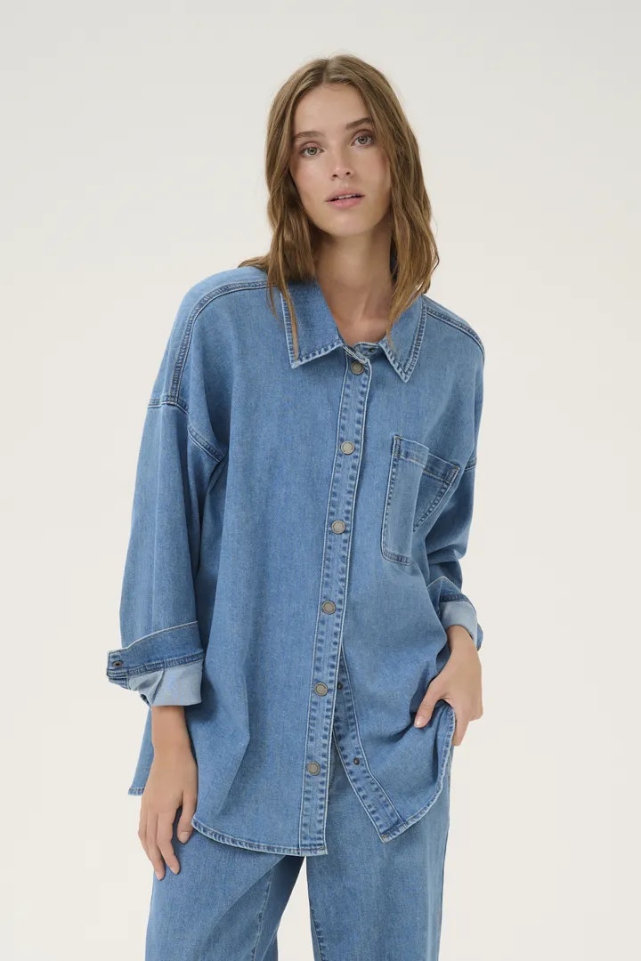 LaraMW Malo Shirt Medium Blue Wash My Essential Wardrobe