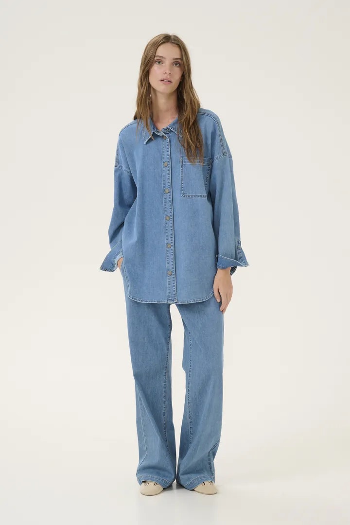 LaraMW Malo Shirt Medium Blue Wash My Essential Wardrobe